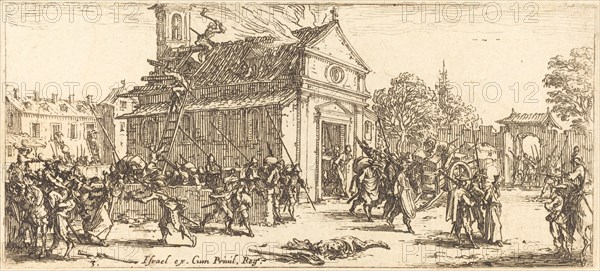 Pillaging a Monastery, c. 1633.