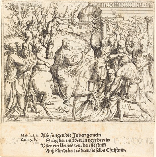 The Entry into Jerusalem, 1547.