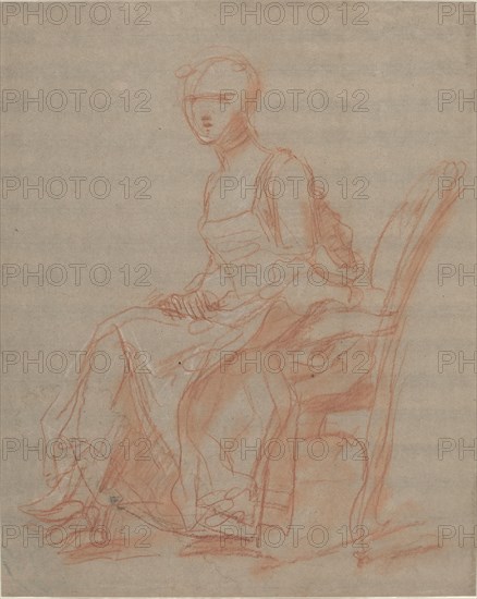 Seated Woman, possibly c. 1740.