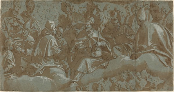 Saints on Clouds, 16th century.