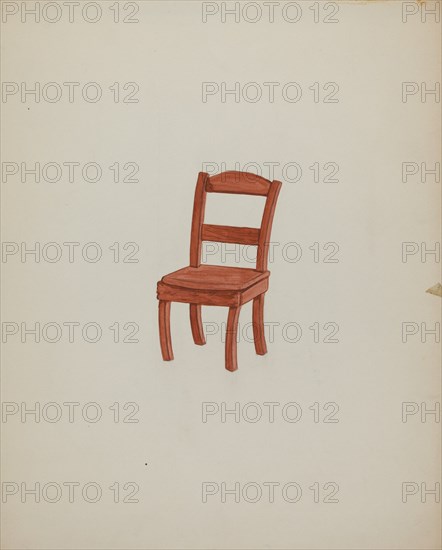 Doll Furniture - Chair, c. 1937.