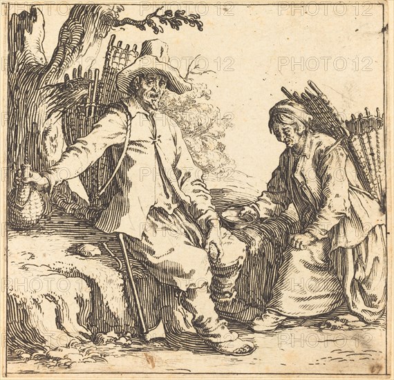 Peasant Couple at Rest, c. 1621.