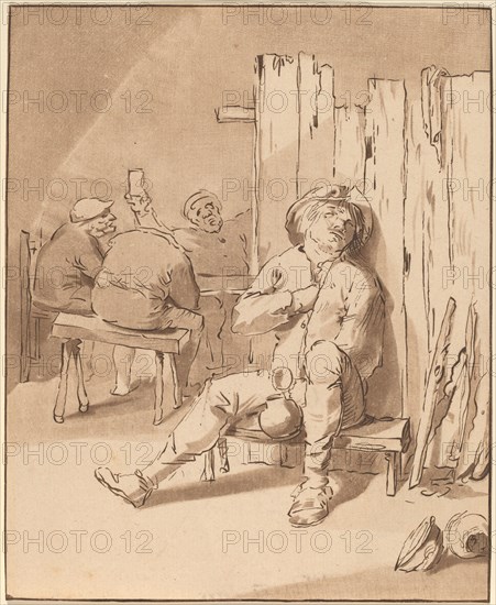 Drunken Peasant at an Inn, 1775.