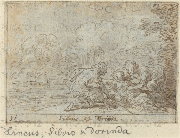 Linco, Silvio and Dorinda, 1640.