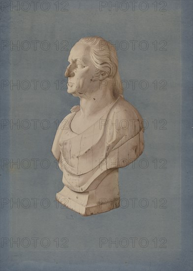 Pine Bust of Washington, c. 1938.