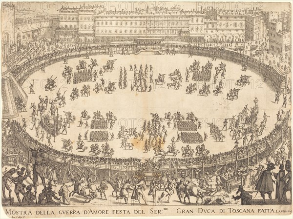 Parade in the Amphitheater, 1616.