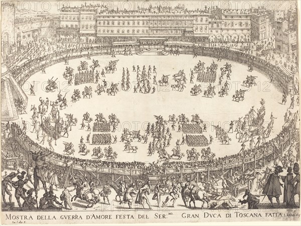 Parade in the Amphitheater, 1616.