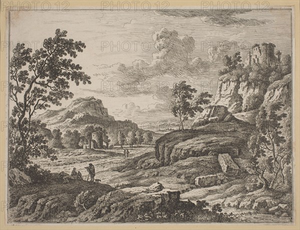 Landscape with Two Ruined Towers.