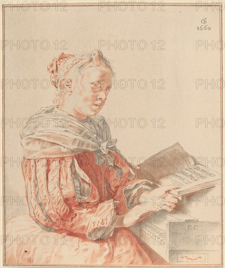 Young Girl at the Keyboard, 1767.