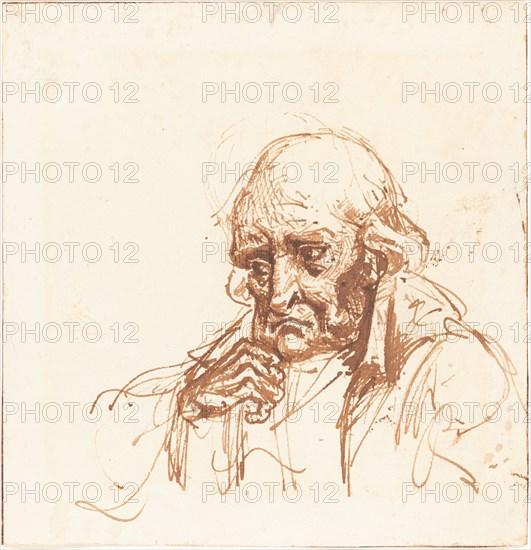 Head of an Old Man, 19th century.