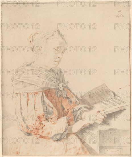 Young Girl at the Keyboard, 1767.