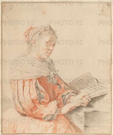 Young Girl at the Keyboard, 1767.