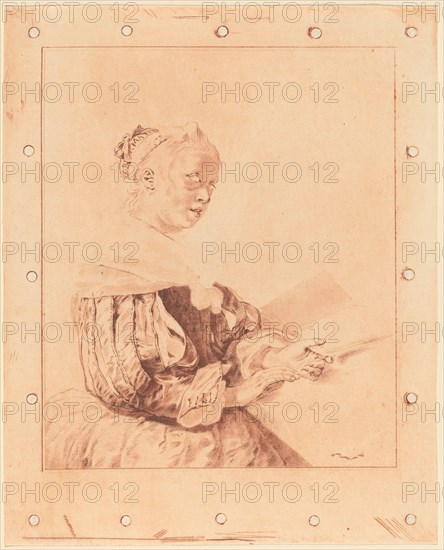 Young Girl at the Keyboard, 1767.