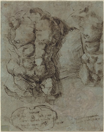 Studies of a Male Torso, c. 1524.