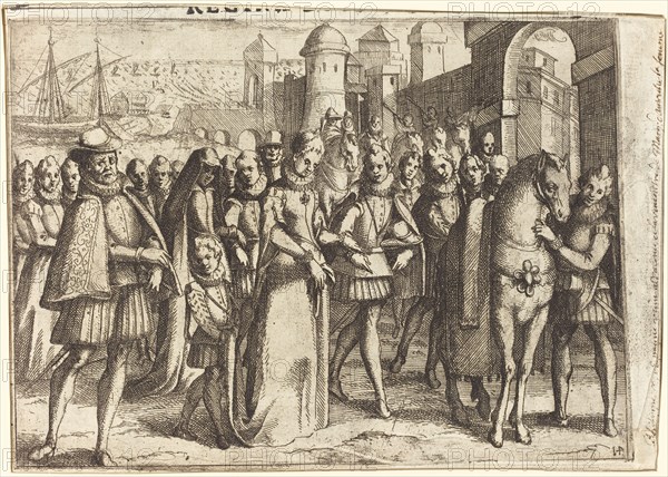 Arrival at Valencia [recto], 1612.