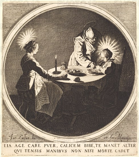 The Holy Family at Table, c. 1628.