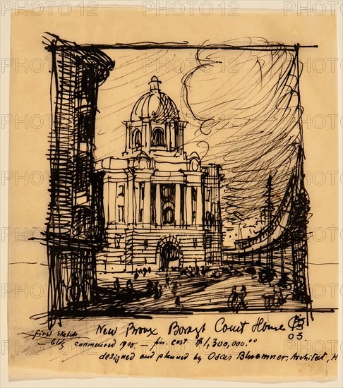 New Bronx County Courthouse, 1903.