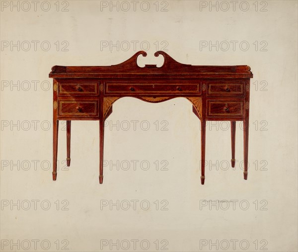 Sideboard (Hepplewhite), 1935/1942.