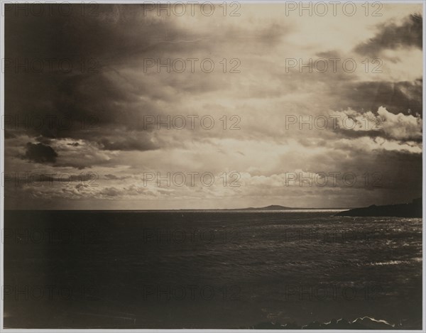 Mediterranean with Mount Agde, 1857.