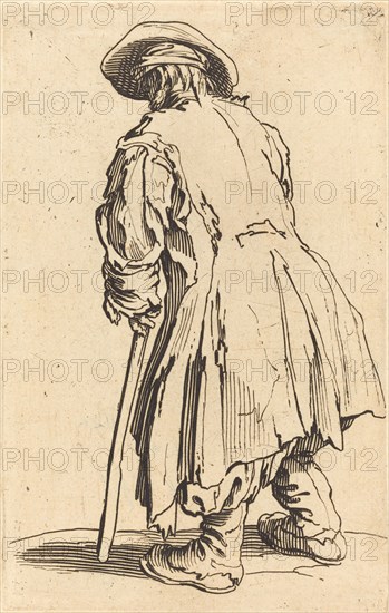 Old Beggar with One Crutch, c. 1622.