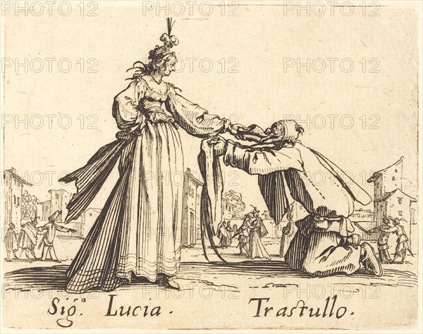 Signa. Lucia and Trastullo, c. 1622.