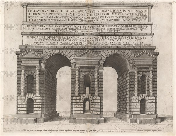 Arch of the Claudian Aqueduct, 1549.