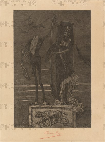 Le Vice suprème: Frontispiece, 1884.