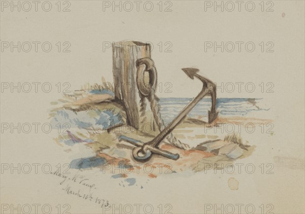 Untitled (Mooring and Anchor), 1873.