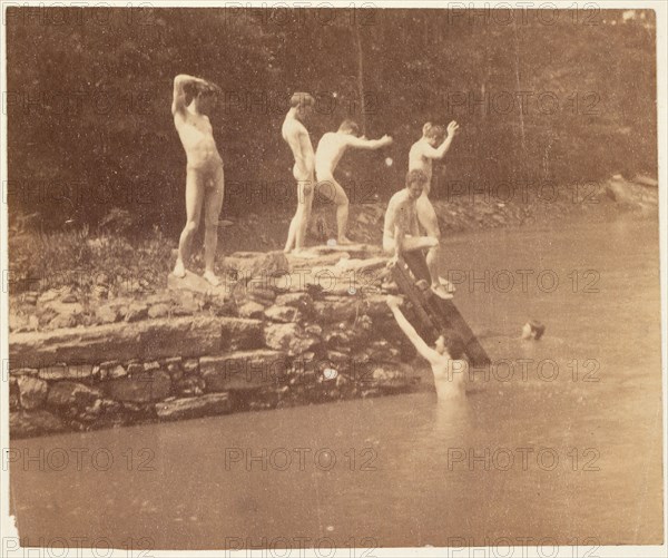 Thomas Eakins and Students, c. 1883.