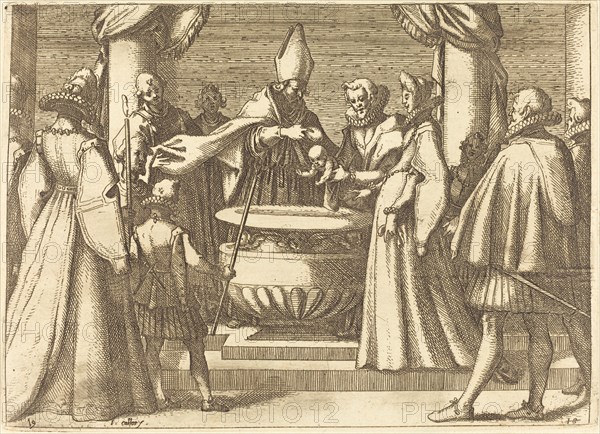 Baptism of the Prince of Spain, 1612.