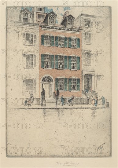 Ericsson's House, Beach Street, 1908.
