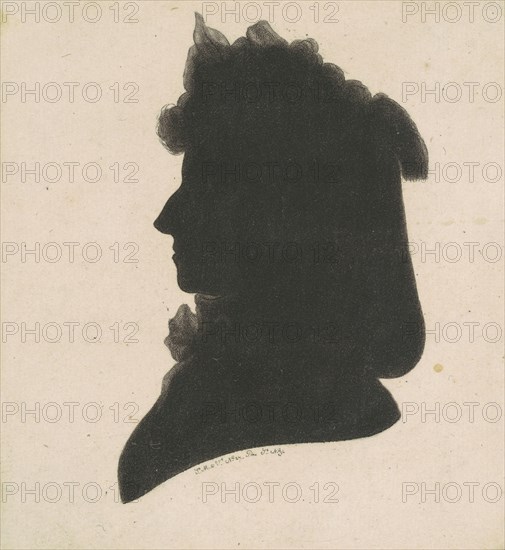 Unidentified Female Silhouette, 1797.