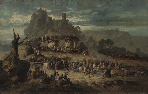 The Departure of the Crusaders, 1863.