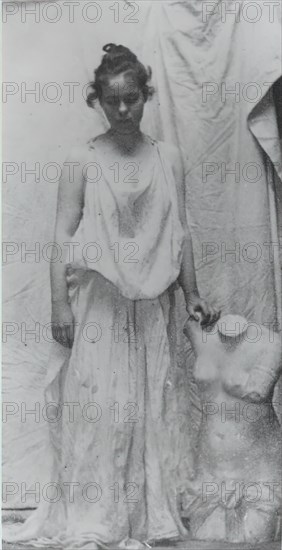 Weda Cook with Antique Cast, c. 1892.