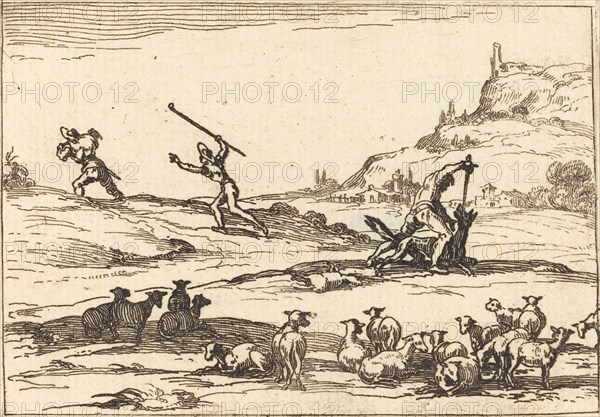 Shepherds Defending their Herds, 1628.