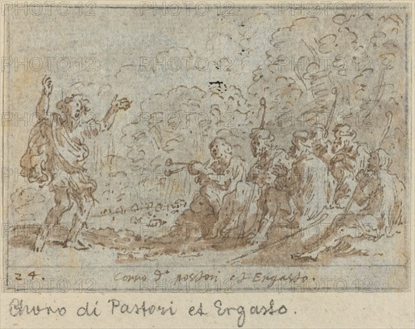 Chorus of Shepherds and Ergasto, 1640.