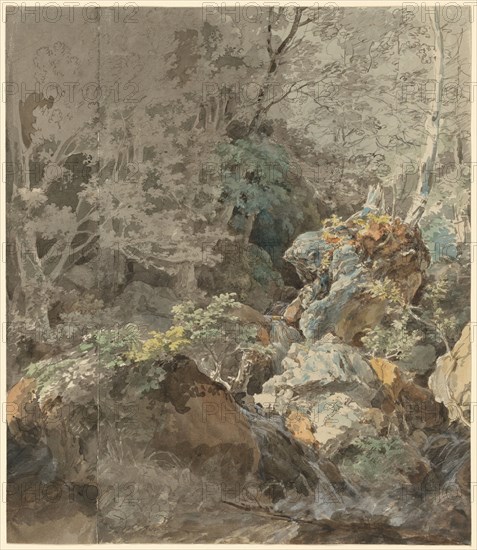 Waterfalls in a Mountain Forest, 1797.