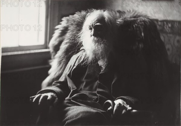 Walt Whitman in Camden, N.J., c. 1891.
