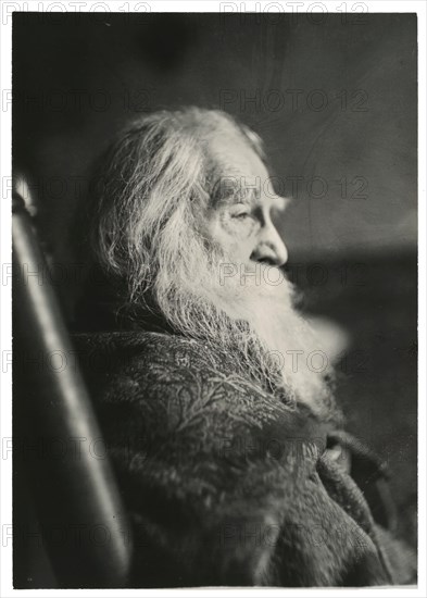 Walt Whitman in Camden, N.J., c. 1891.