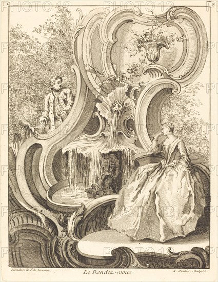 Le Rendez-vous, 1736. [The Rendezvous].