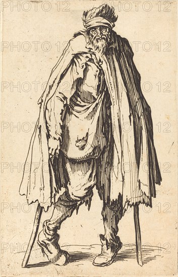 Beggar with Crutches and Sack, c. 1622.