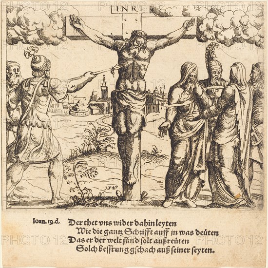 Christ is Pierced with the Lance, 1547.