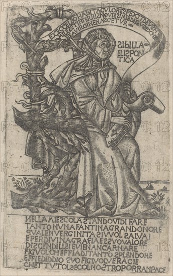 Hellespontine Sibyl, early 15th century.