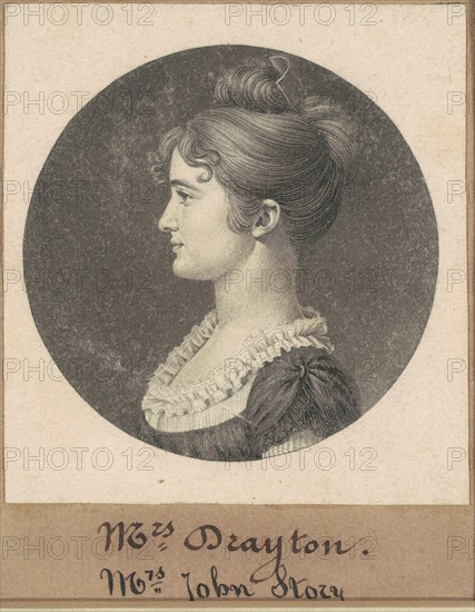 Elizabeth Porcher Gaillard Stoney, 1809.