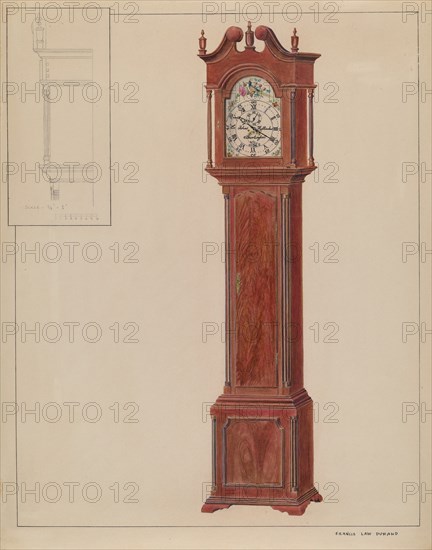 Grandfather's Clock (Timepiece), c. 1937.