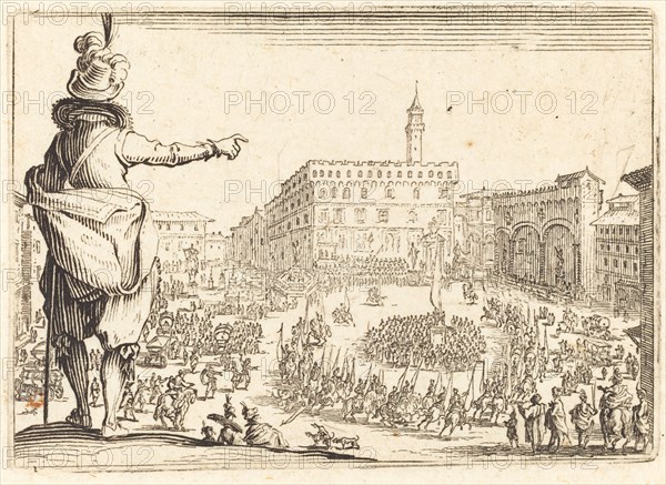 Piazza della Signoria, Florence, c. 1622.