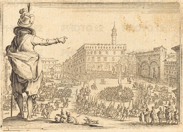 Piazza della Signoria, Florence, c. 1622.