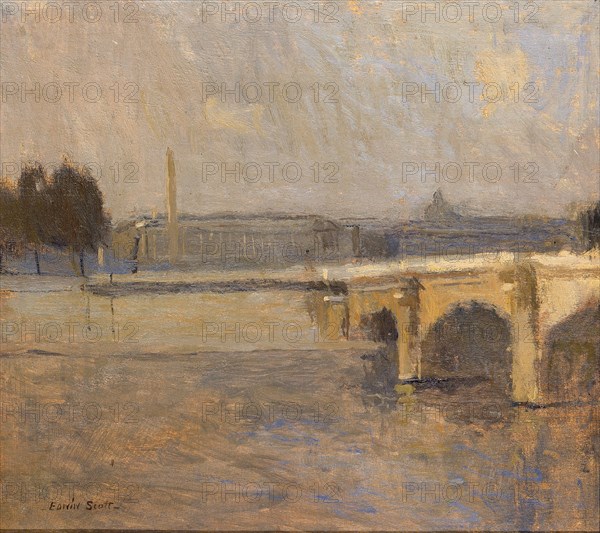 Seine at Paris, Pont de la Concorde, n.d.