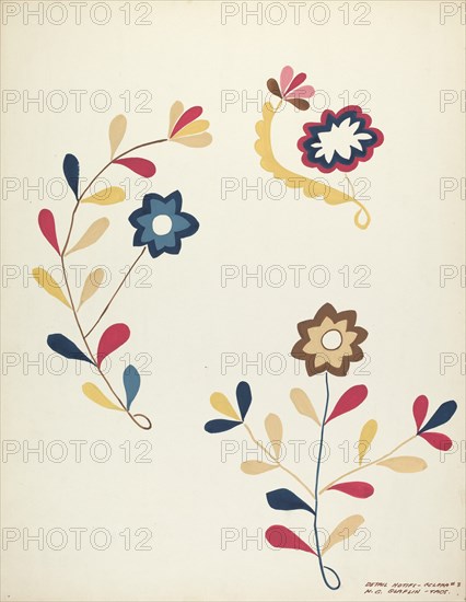 Design from Proposed Portfolio, 1935/1942.