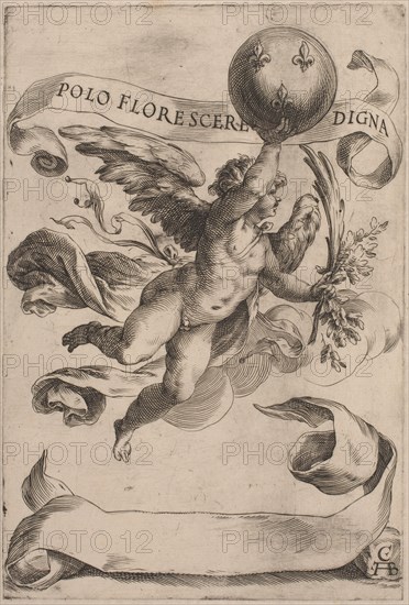 Genius with the Medici Coat-of-Arms, 1605.